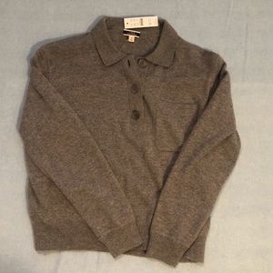 NWT JCrew gray cashmere sweater size M
